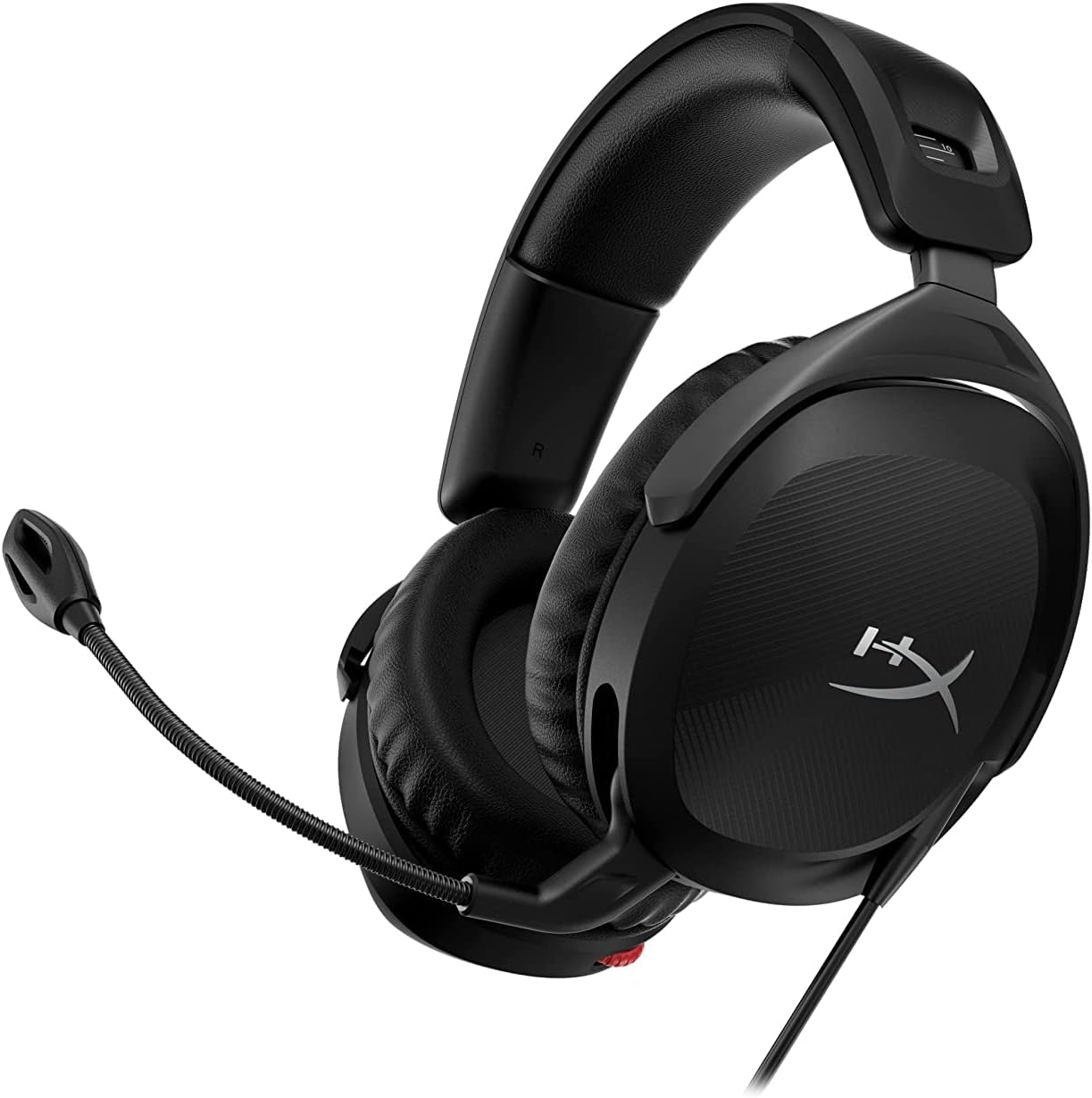 HyperX Cloud Stinger 2 – Gaming Headset, DTS Headphone:X Spatial Audio, Lightweight Over-Ear Headset with mic, Swivel-to-Mute Function, 50mm Drivers, PC Compatible, Black HyperX Cloud Stinger 2 – Gaming Headset, DTS Headphone:X Spatial Audio, Lightweight Over-Ear Headset with mic, Swivel-to-Mute Function, 50mm Drivers, PC Compatible, Black