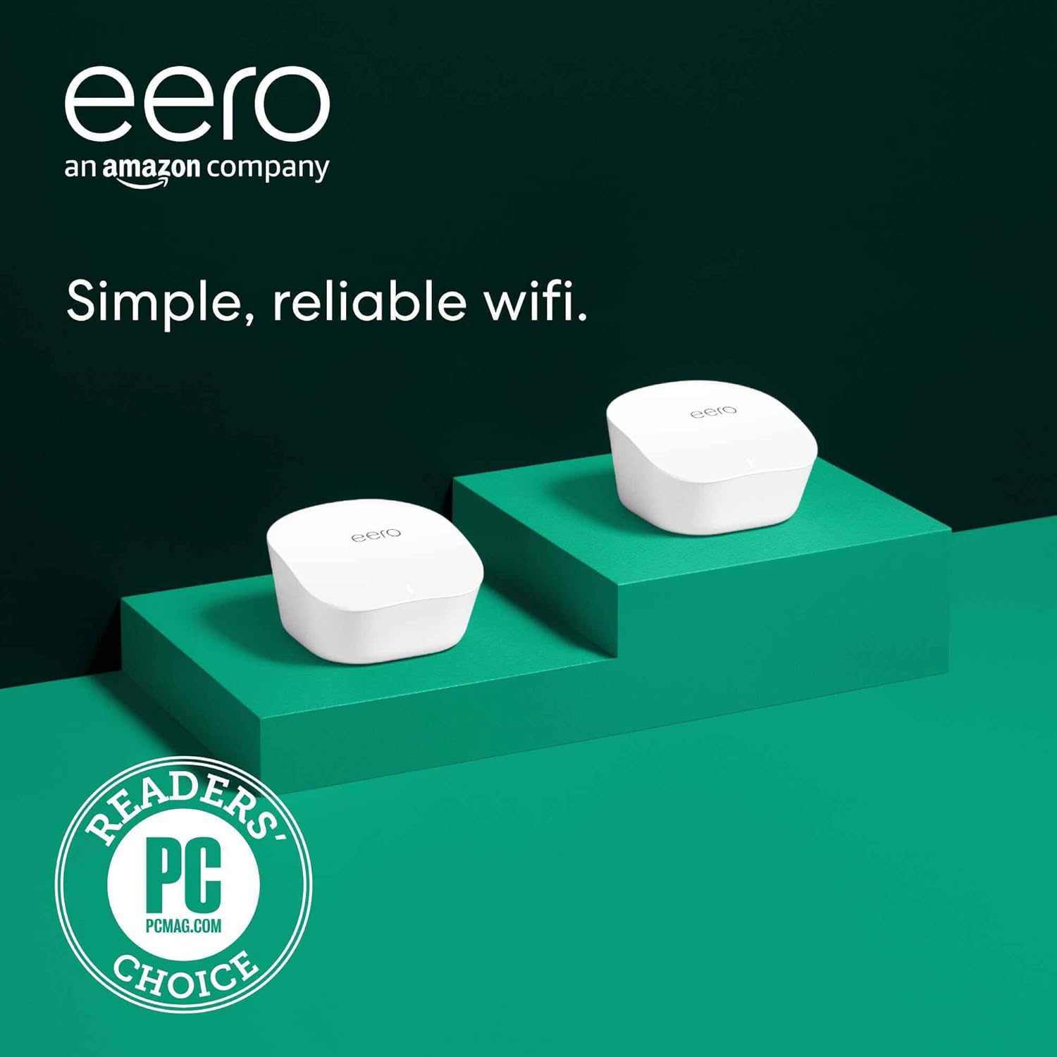 Amazon eero mesh WiFi system – router replacement for whole-home coverage (2-pack) Amazon eero mesh WiFi system – router replacement for whole-home coverage (2-pack)