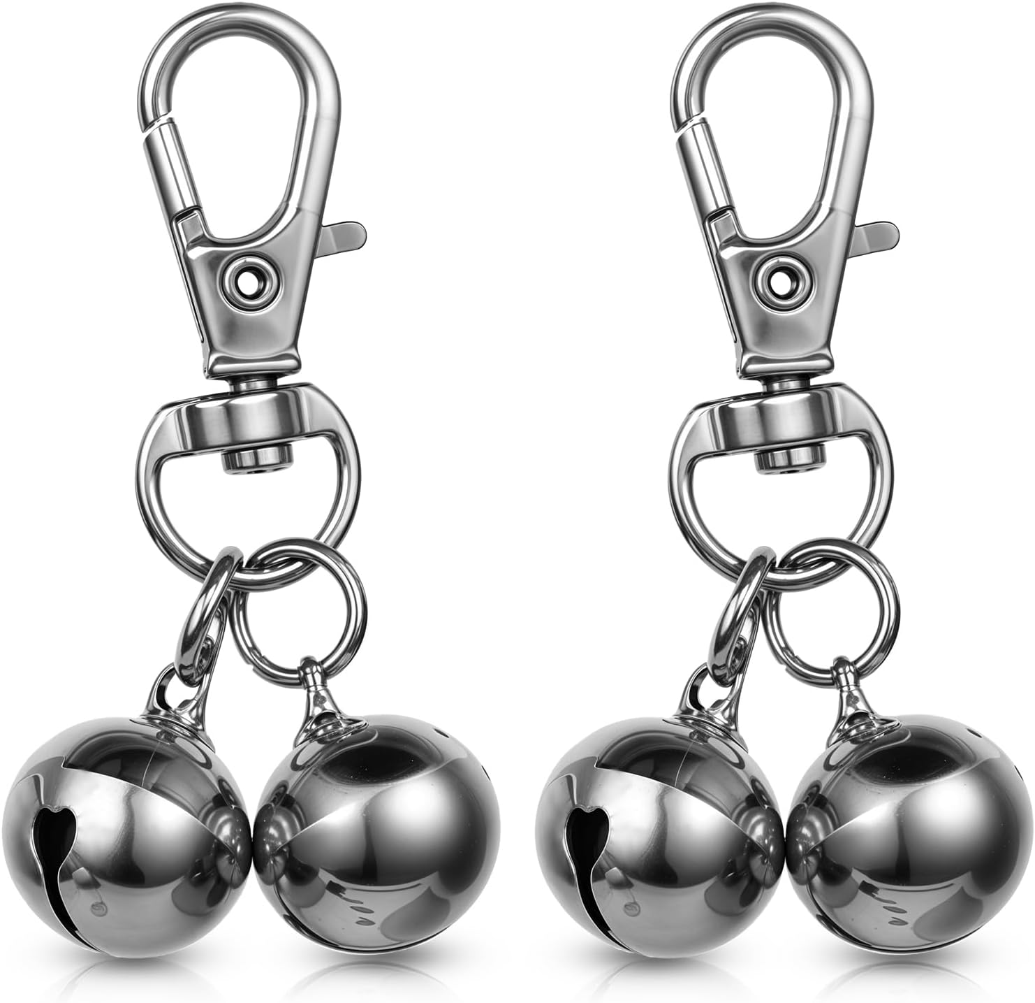 2 Pcs Bells for Dog Collars Mini Dog Collar Bell Pet Pendant Accessories Training Collar Charm Dog Training Bell Collar Loud Bells for Dogs and Cats 2 Pcs Bells for Dog Collars Mini Dog Collar Bell Pet Pendant Accessories Training Collar Charm Dog Training Bell Collar Loud Bells for Dogs and Cats