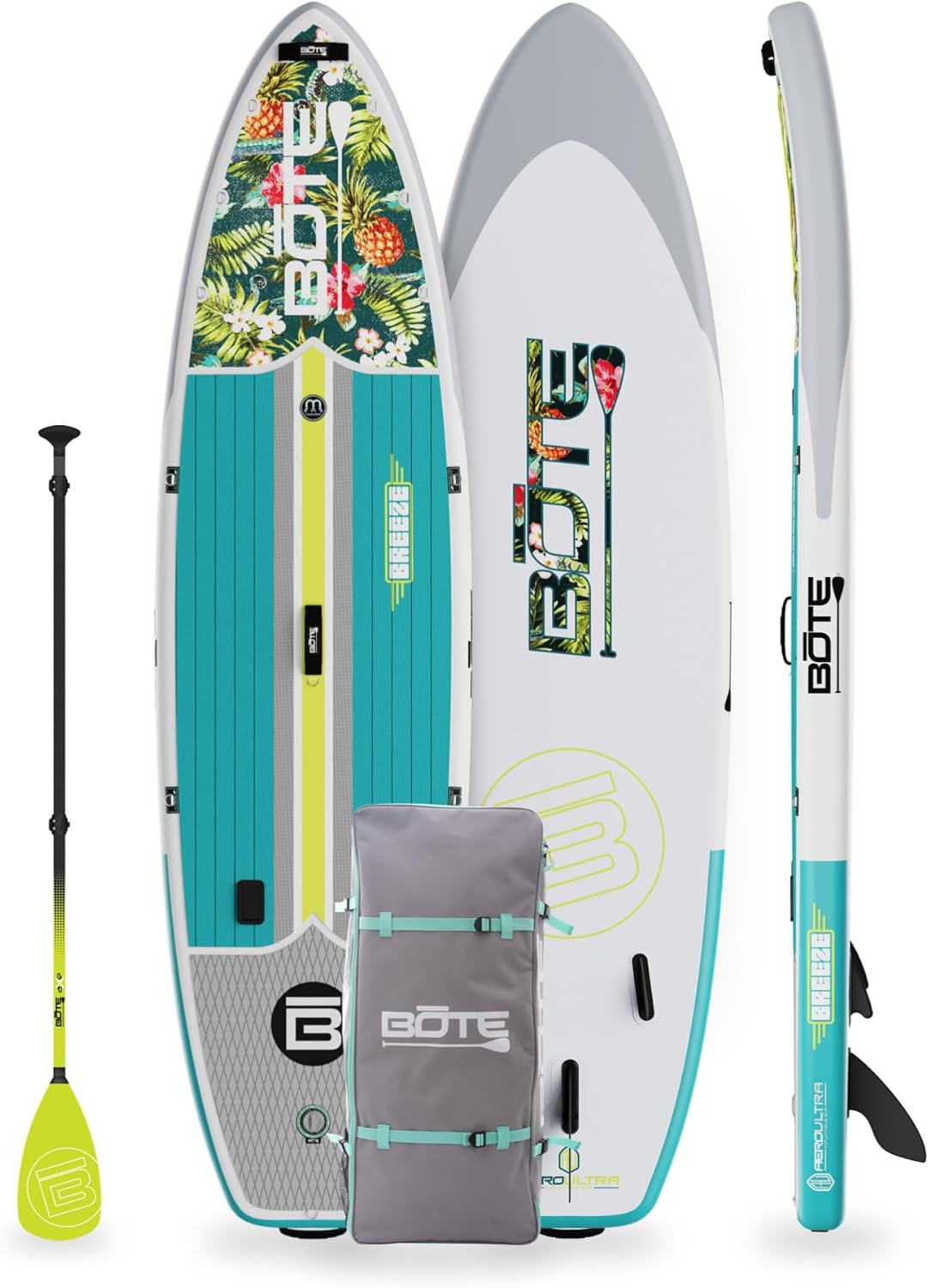 BOTE 11′ FT 6″ Breeze Aero Inflatable Stand Up Paddle Board, MAGNEPod Compatible Blow Up iSUP Great for Adults Kids Family Travel Friendly Multiple Sizes Color Options BOTE 11′ FT 6″ Breeze Aero Inflatable Stand Up Paddle Board, MAGNEPod Compatible Blow Up iSUP Great for Adults Kids Family Travel Friendly Multiple Sizes Color Options