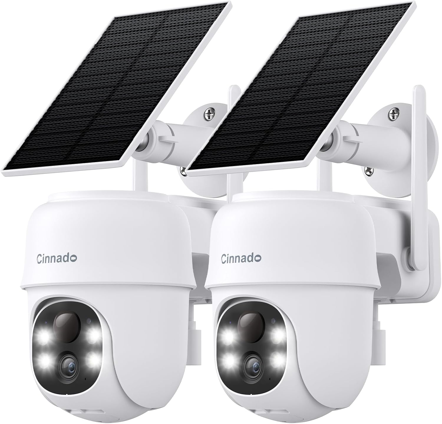 2K Cameras for Home Security-2.4G WiFi Outdoor Camera Wireless Solar/Battery Powered, 360° Viewing, Human Detection, Color Night Vision, Cloud/SD Storage, Works with Alexa/Google Home(2 Pack) 2K Cameras for Home Security-2.4G WiFi Outdoor Camera Wireless Solar/Battery Powered, 360° Viewing, Human Detection, Color Night Vision, Cloud/SD Storage, Works with Alexa/Google Home(2 Pack)