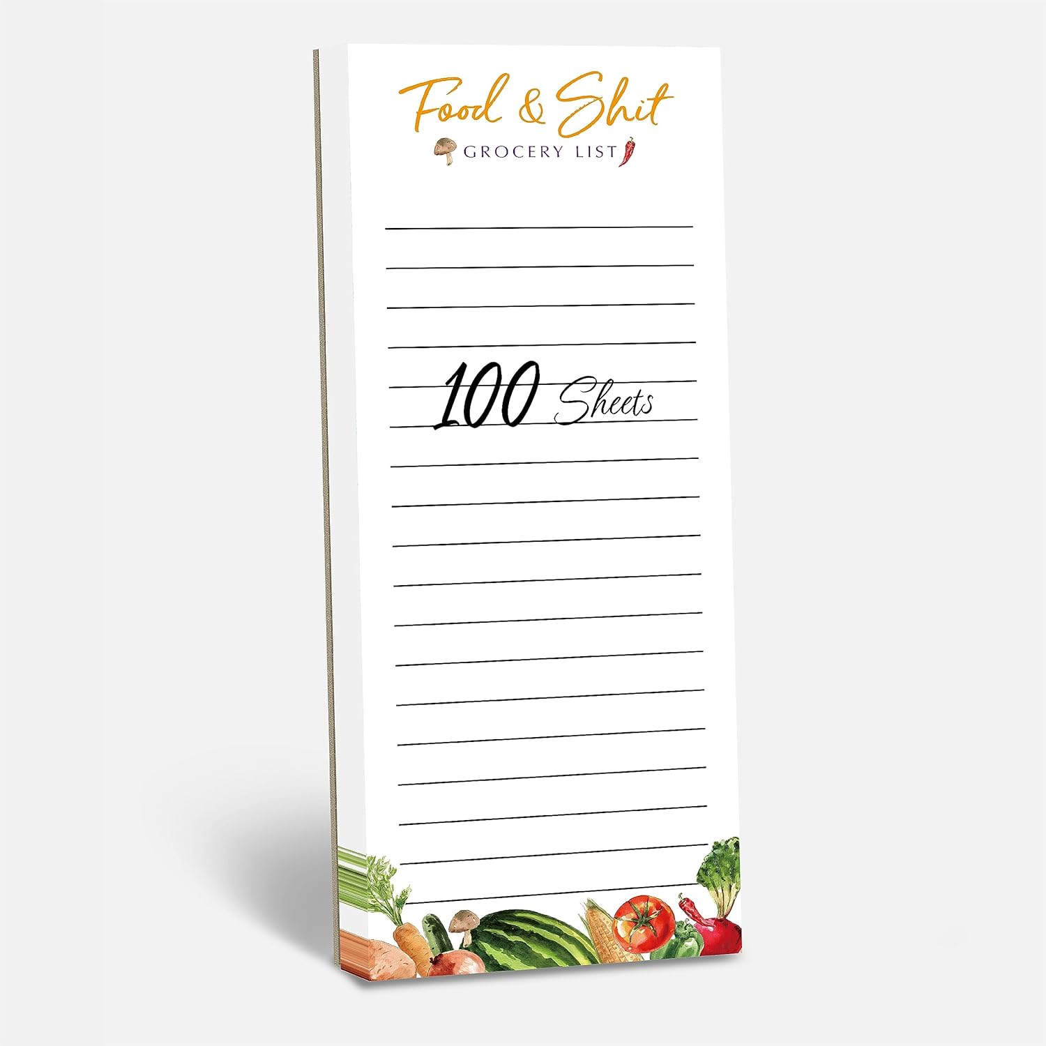 Hebayy 100 Sheets Grocery List, Magnetic Food&Shit Funny Shopping List Fresh Style Magnet Notepad Memo Note To Do List Planner for Refrigerator (3″ x 8″) Hebayy 100 Sheets Grocery List, Magnetic Food&Shit Funny Shopping List Fresh Style Magnet Notepad Memo Note To Do List Planner for Refrigerator (3″ x 8″)