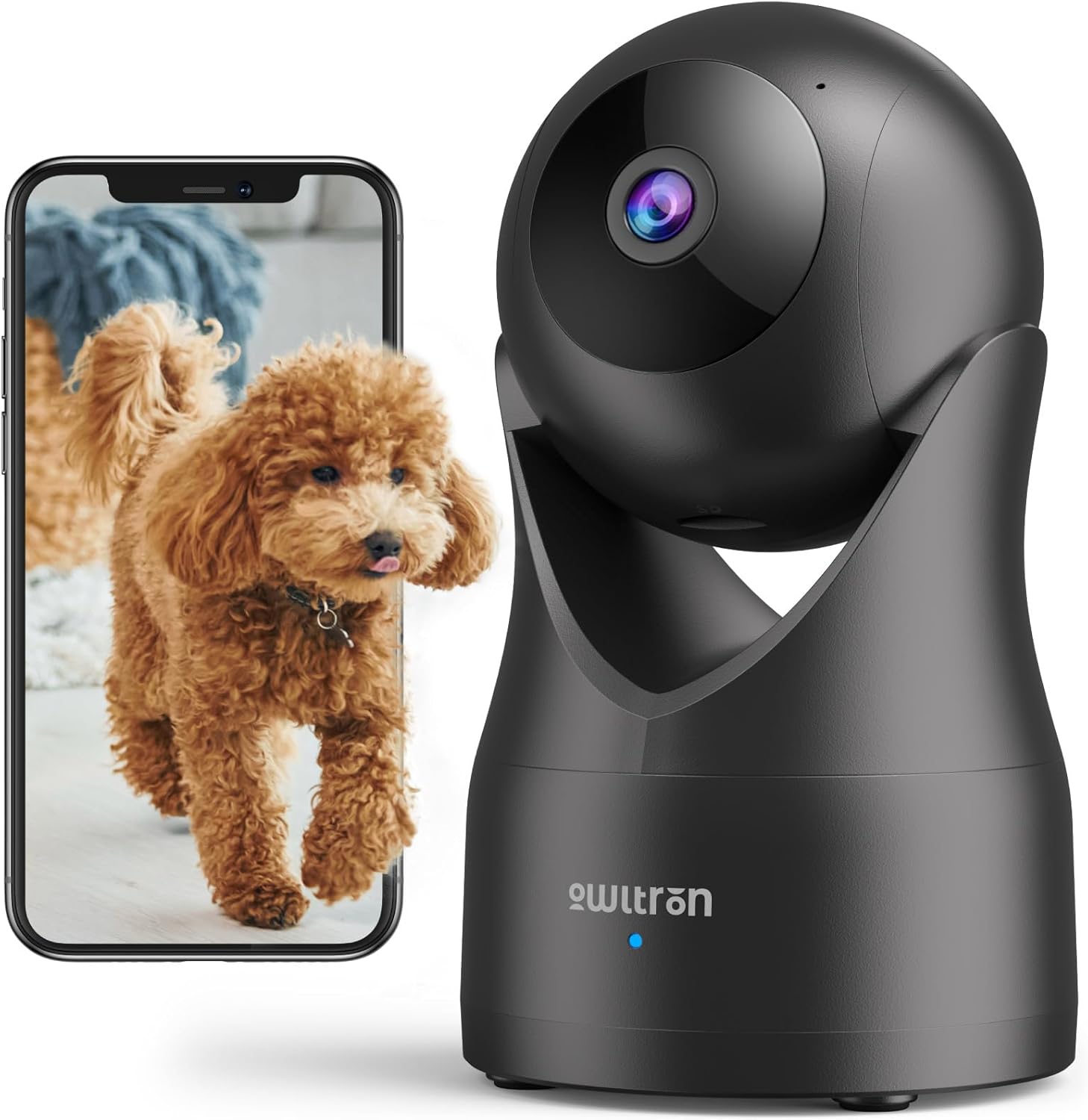 owltron Indoor Camera 2K, 360 Camera for Home Security with Motion Detection, Baby Monitor Camera with Phone App, 2.4G WiFi Pet Camera with Night Vision & 2-Way Audio, Works with Alexa owltron Indoor Camera 2K, 360 Camera for Home Security with Motion Detection, Baby Monitor Camera with Phone App, 2.4G WiFi Pet Camera with Night Vision & 2-Way Audio, Works with Alexa