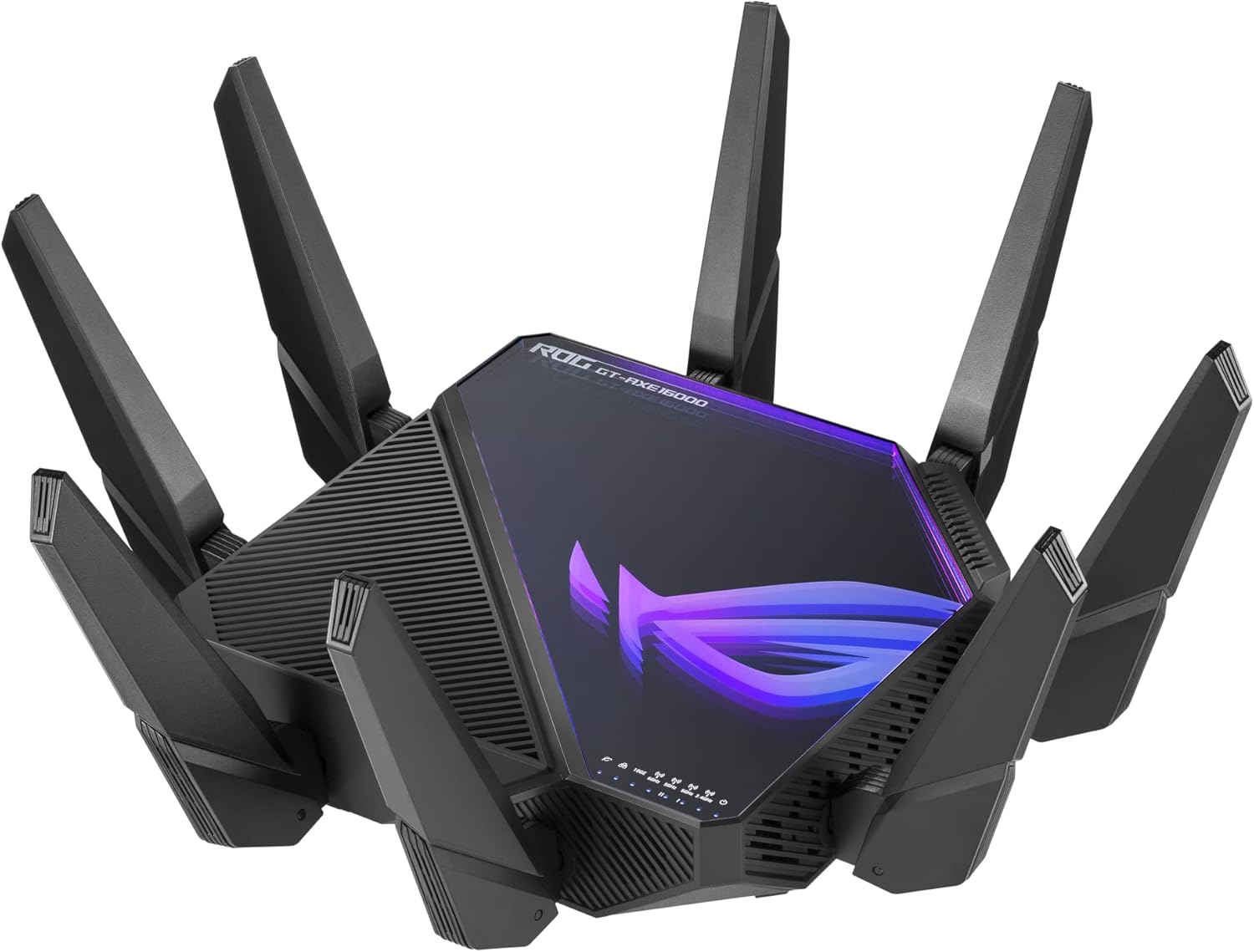 ASUS ROG Rapture WiFi 6E Gaming Router (GT-AXE16000) – Quad-Band, 6 GHz Ready, Dual 10G Ports, 2.5G WAN Port, AiMesh Support, Triple-level Game Acceleration, Lifetime Internet Security, Instant Guard ASUS ROG Rapture WiFi 6E Gaming Router (GT-AXE16000) – Quad-Band, 6 GHz Ready, Dual 10G Ports, 2.5G WAN Port, AiMesh Support, Triple-level Game Acceleration, Lifetime Internet Security, Instant Guard