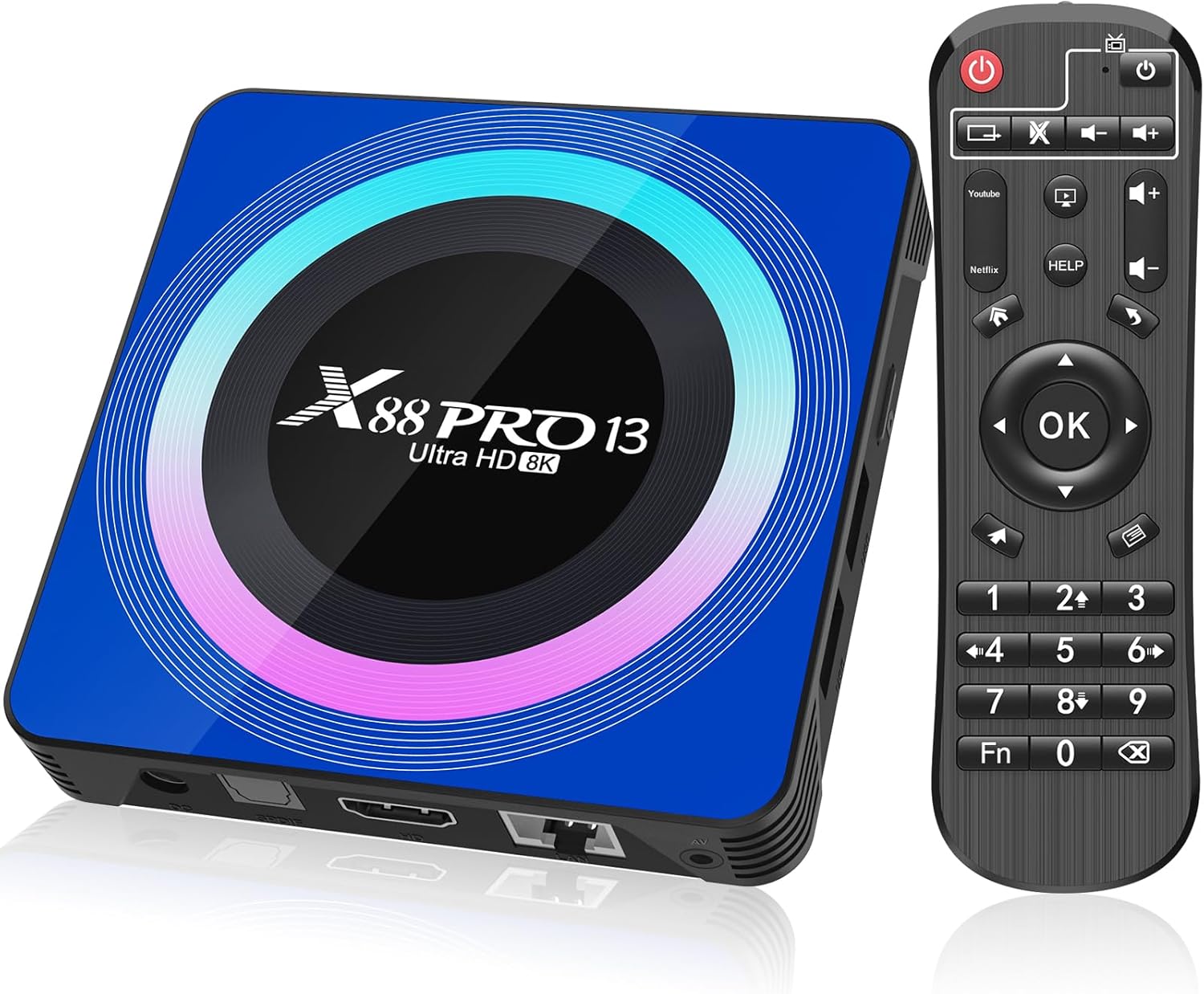 Android 13.0 TV Box, X88 PRO 13 Android Box with 4GB RAM 32GB ROM RK3528 Quad-Core Support WiFi6 2.4Ghz/5.0Ghz 8K HD BT 5.0 H.265 Decoding Smart TV Box Android 13.0 TV Box, X88 PRO 13 Android Box with 4GB RAM 32GB ROM RK3528 Quad-Core Support WiFi6 2.4Ghz/5.0Ghz 8K HD BT 5.0 H.265 Decoding Smart TV Box
