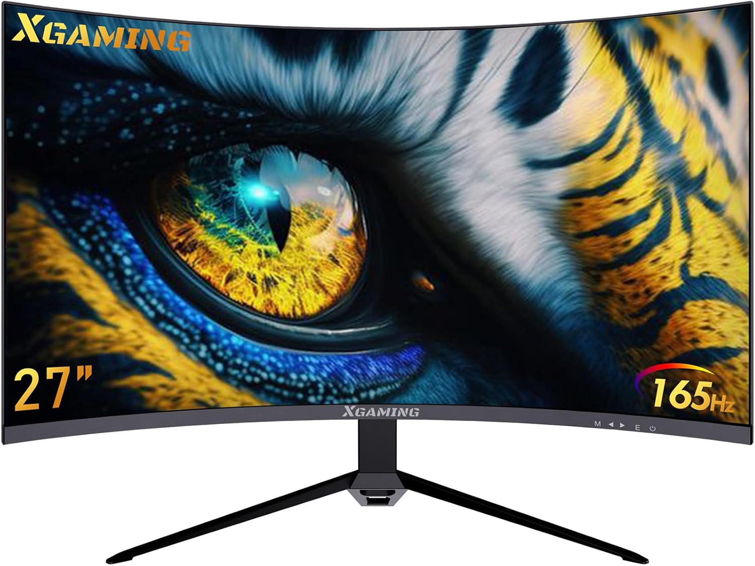 27 Inch Curved Monitor 2K 165Hz 1500R, QHD 2560 x 1440p Gaming Computer Monitor, 16:9 HDMI Display, 1ms, FreeSync, 99% sRGB, Eye Care HDR PC Screen Built-in Speakers, VESA, Tilt Adjustable 27 Inch Curved Monitor 2K 165Hz 1500R, QHD 2560 x 1440p Gaming Computer Monitor, 16:9 HDMI Display, 1ms, FreeSync, 99% sRGB, Eye Care HDR PC Screen Built-in Speakers, VESA, Tilt Adjustable