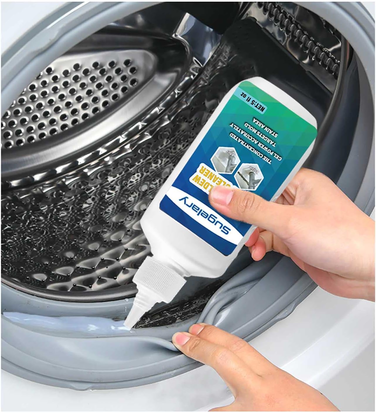 Sugelary Home Remover Gel, Household Washing Machine Cleaner for Washing Machine Grout, Refrigerator Strips, Grout Cleaner Best for Home Sink, Kitchen, Showers(1Pack) Sugelary Home Remover Gel, Household Washing Machine Cleaner for Washing Machine Grout, Refrigerator Strips, Grout Cleaner Best for Home Sink, Kitchen, Showers(1Pack)