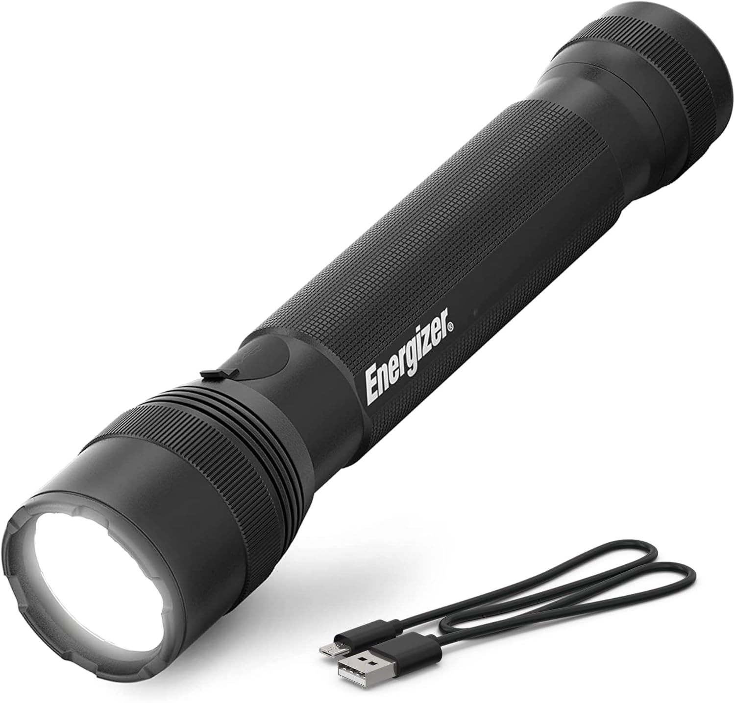 Energizer TacR-1000 LED Tactical Flashlight, Bright Rechargeable Flashlight for Emergencies and Camping Gear, Water Resistant Flashlight, USB Included, Pack of 1, Black Energizer TacR-1000 LED Tactical Flashlight, Bright Rechargeable Flashlight for Emergencies and Camping Gear, Water Resistant Flashlight, USB Included, Pack of 1, Black