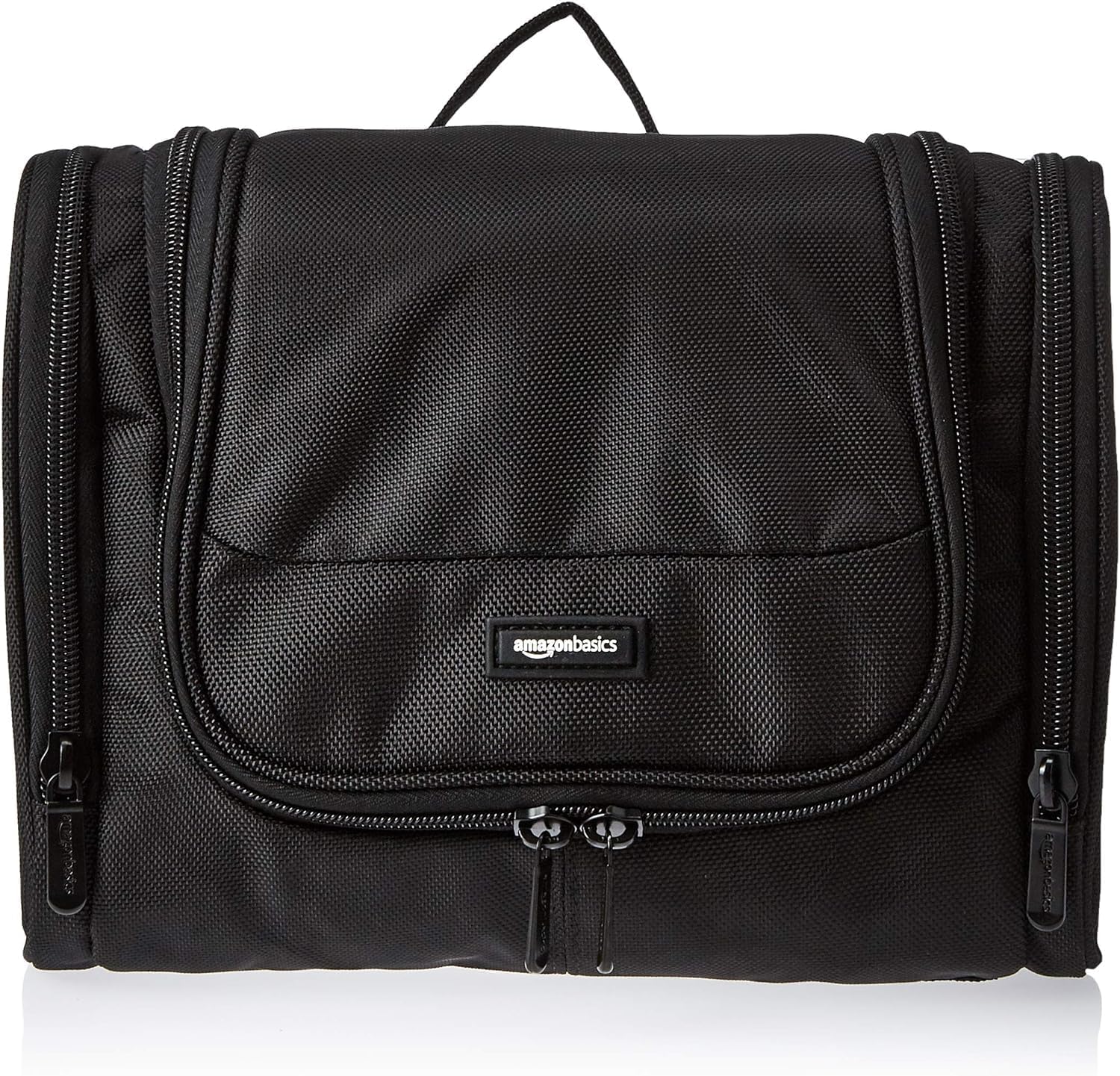 Amazon Basics Hanging, Travel Toiletry Bag Organizer, Shower Dopp Kit, Black Amazon Basics Hanging, Travel Toiletry Bag Organizer, Shower Dopp Kit, Black