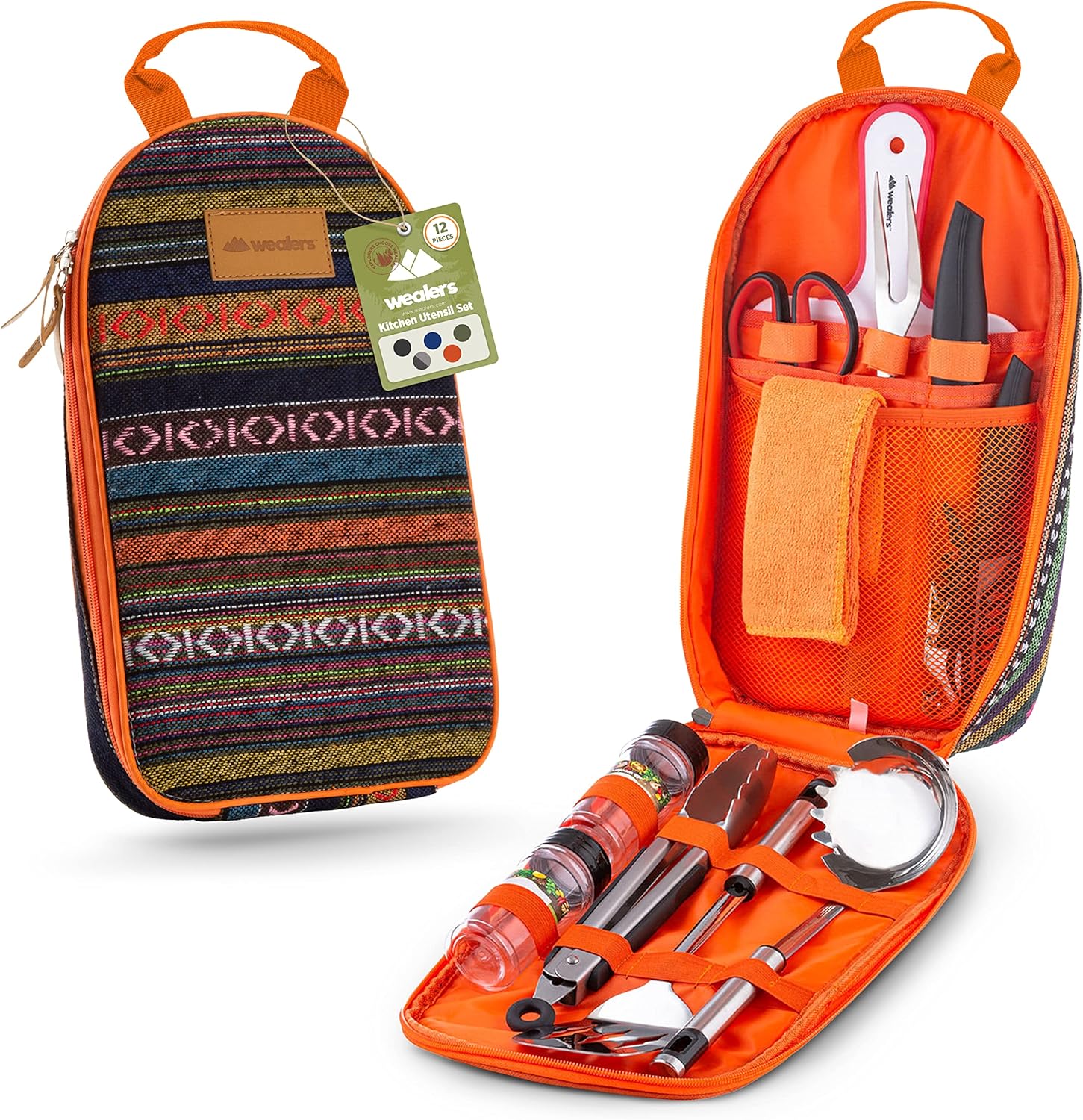 Camp Kitchen Cooking Utensil Set Travel Organizer Grill Accessories Portable Compact Gear for Backpacking BBQ Camping Hiking Travel Cookware Kit Water Resistant Case Camp Kitchen Cooking Utensil Set Travel Organizer Grill Accessories Portable Compact Gear for Backpacking BBQ Camping Hiking Travel Cookware Kit Water Resistant Case