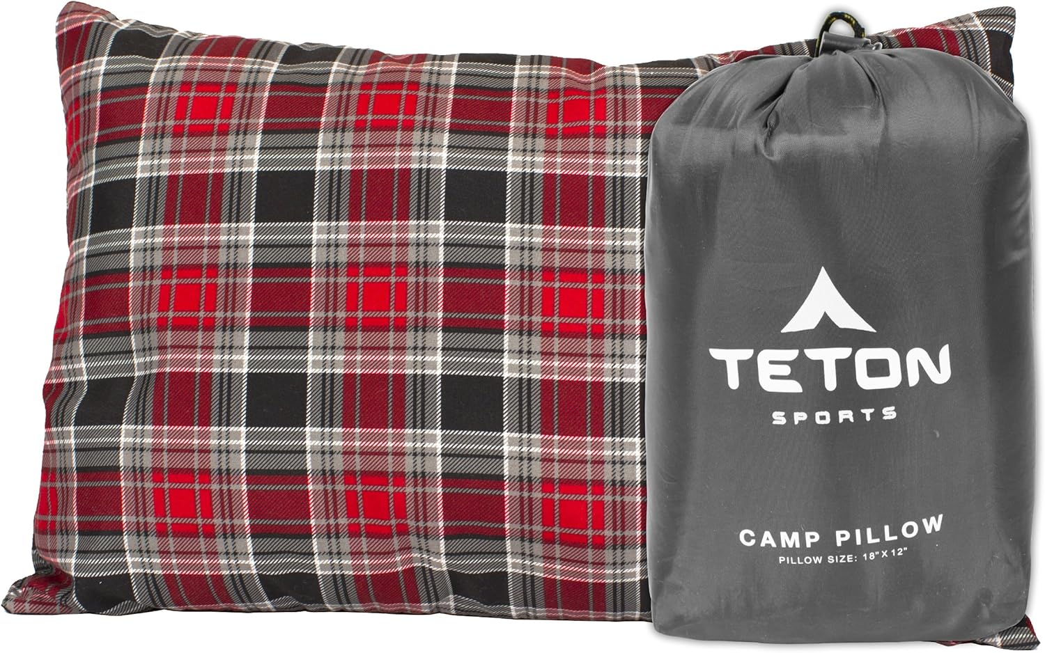 TETON Sports Camp Pillow; Great for Travel, Camping and Backpacking; Washable TETON Sports Camp Pillow; Great for Travel, Camping and Backpacking; Washable