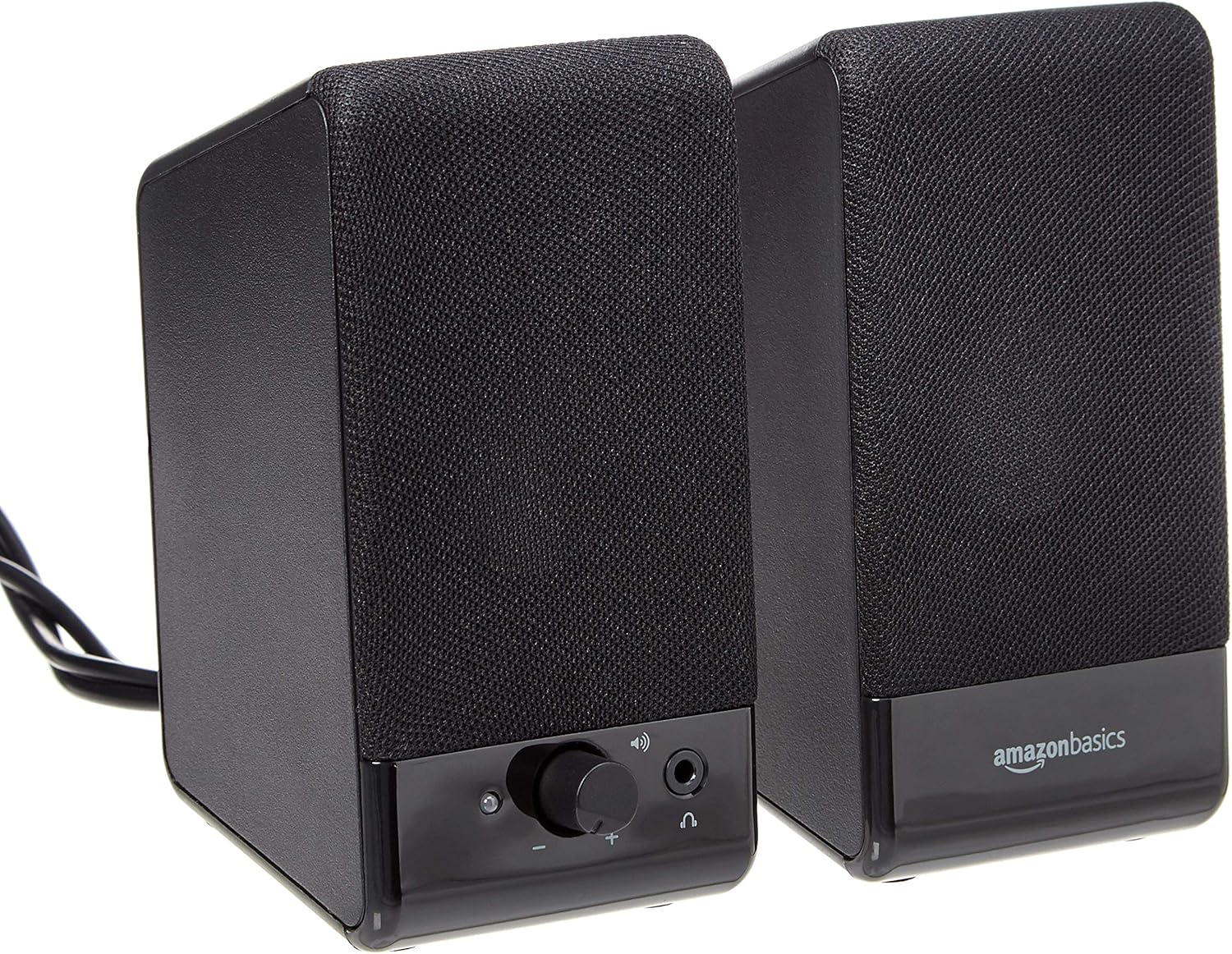 Amazon Basics USB-Powered Computer Speakers for Desktop or Laptop PC with Volume Control, Plug-N-Play, Black Amazon Basics USB-Powered Computer Speakers for Desktop or Laptop PC with Volume Control, Plug-N-Play, Black