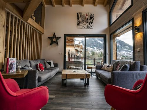 Chalet Entre Vous met buiten-whirlpool - 10 personen