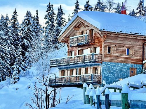 Chalet Jonathan met privé-sauna, zondag t/m zondag - 10 personen