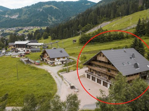 Chalet-appartement Les Cerfs penthouse - 10 personen