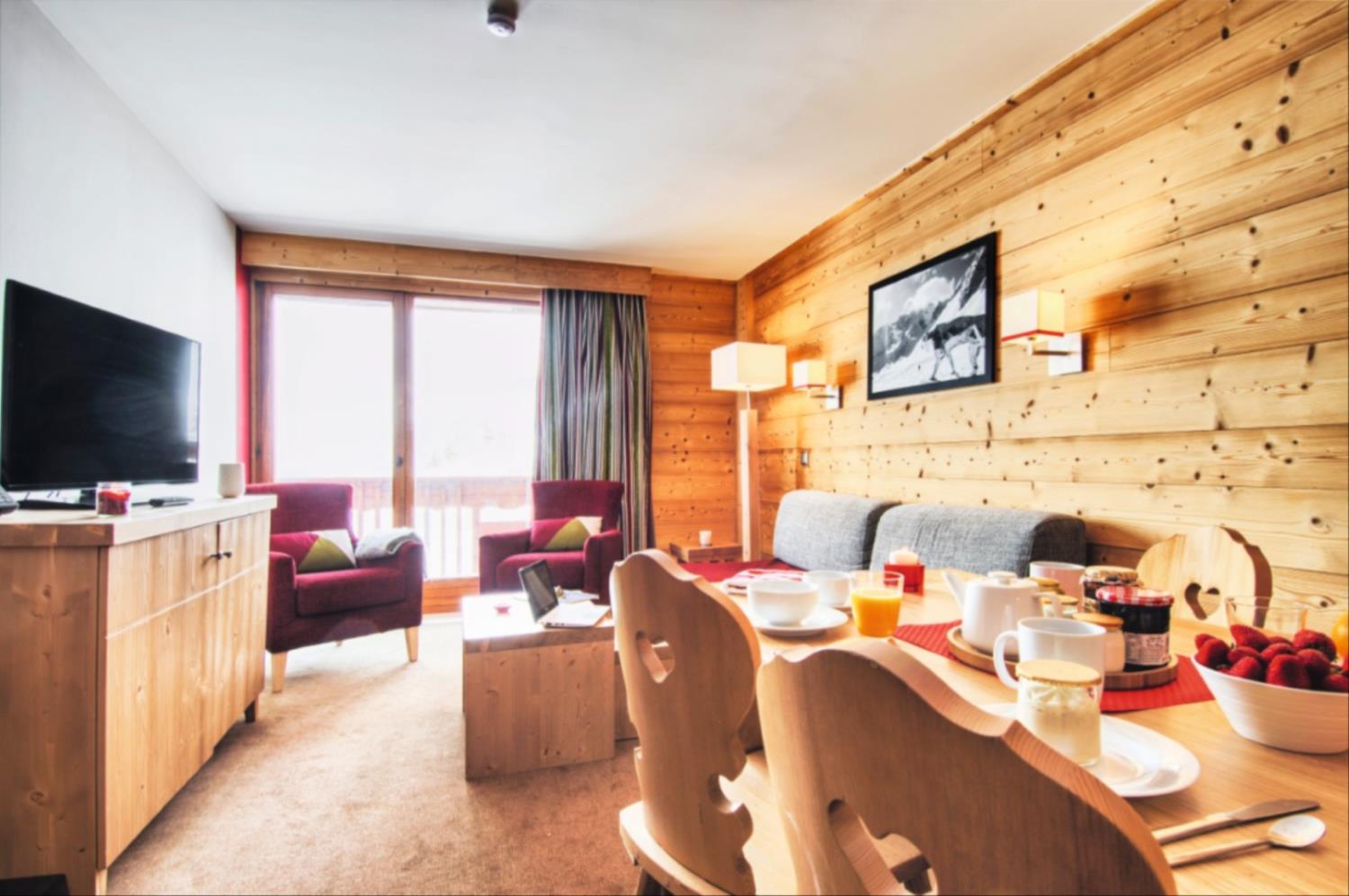 Les Chalets du Forum 4p10p MV Balcony