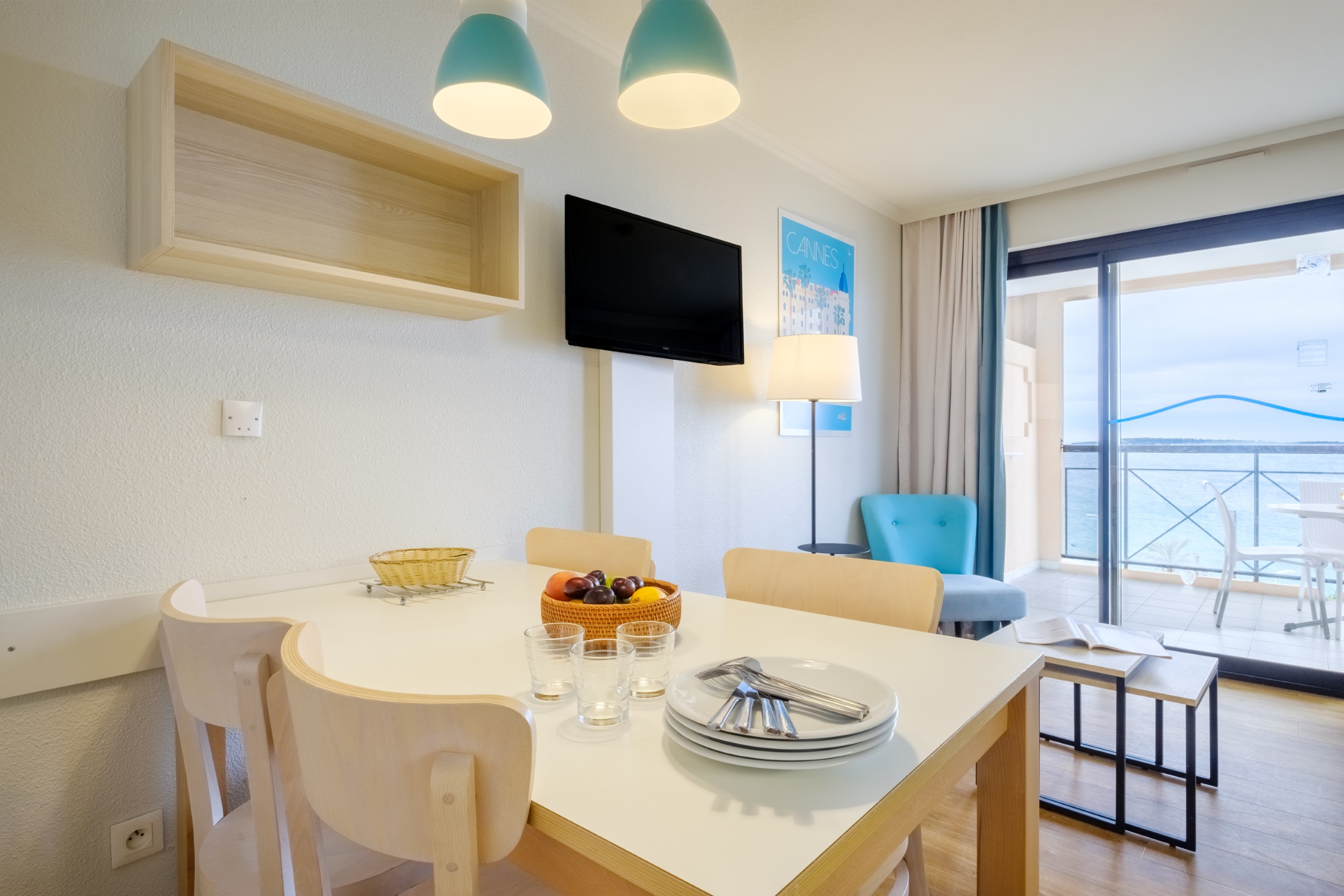 Cannes Verrerie S4p A/C Sea View