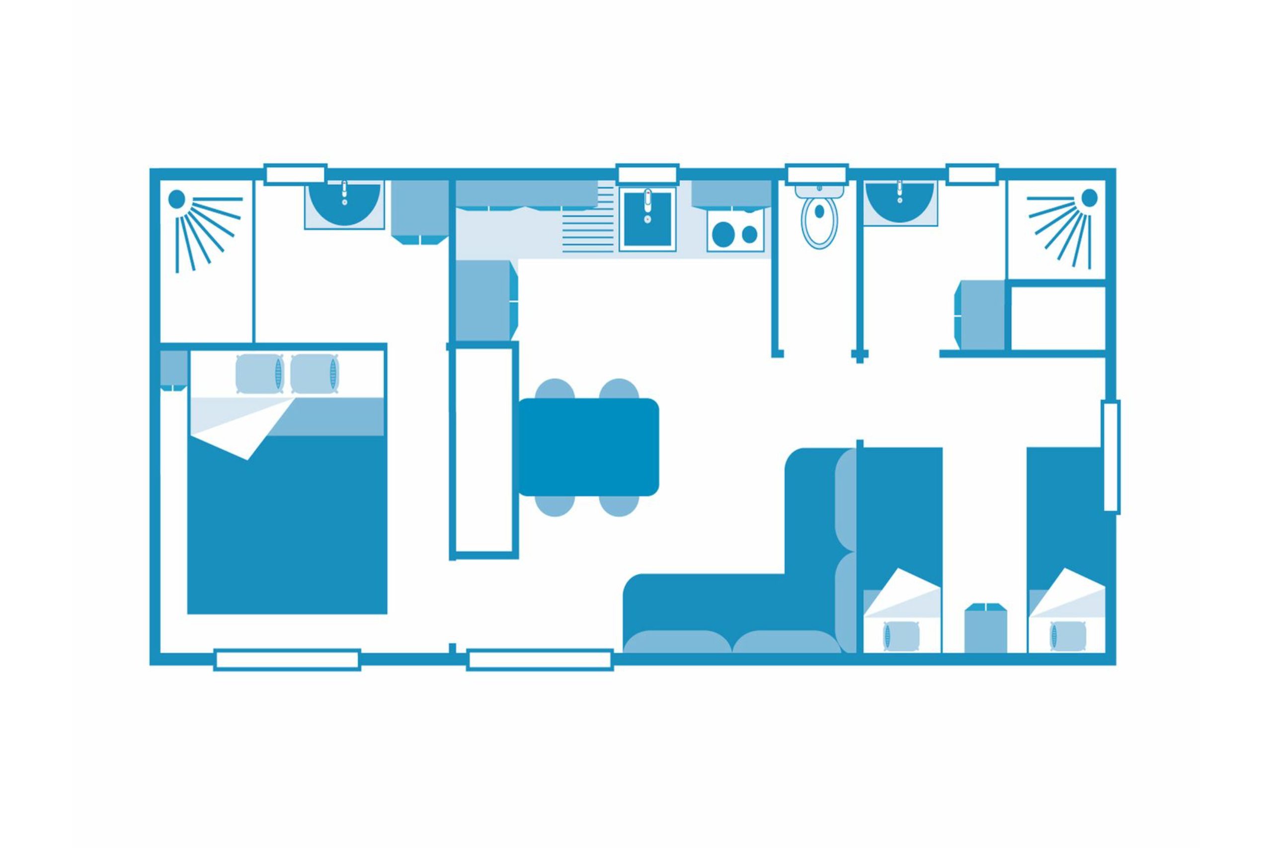Chalet 4p 2Bdrms AirConPremium