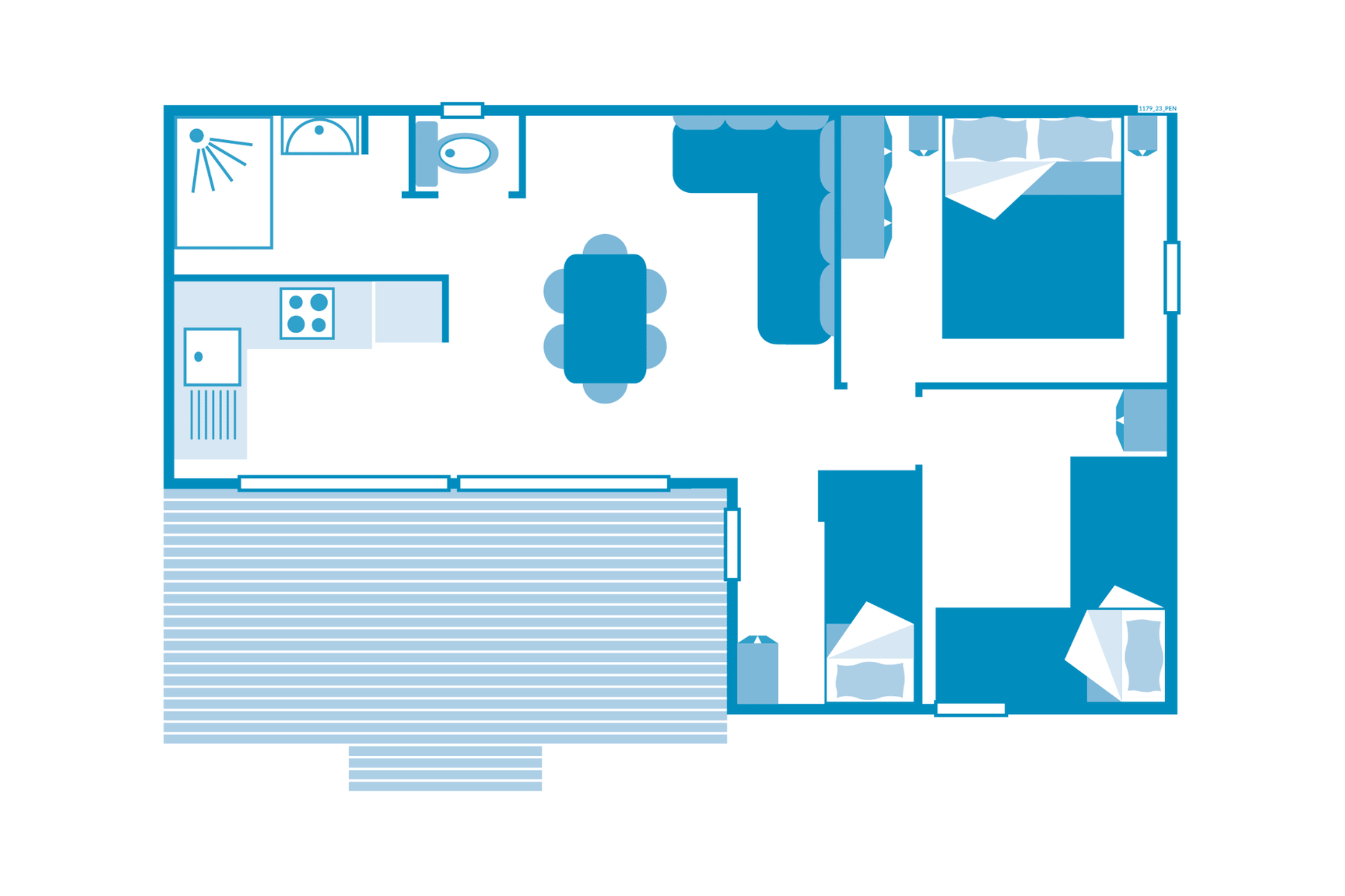 Chalet Pivert 7p 3Bdrms AirConPremium