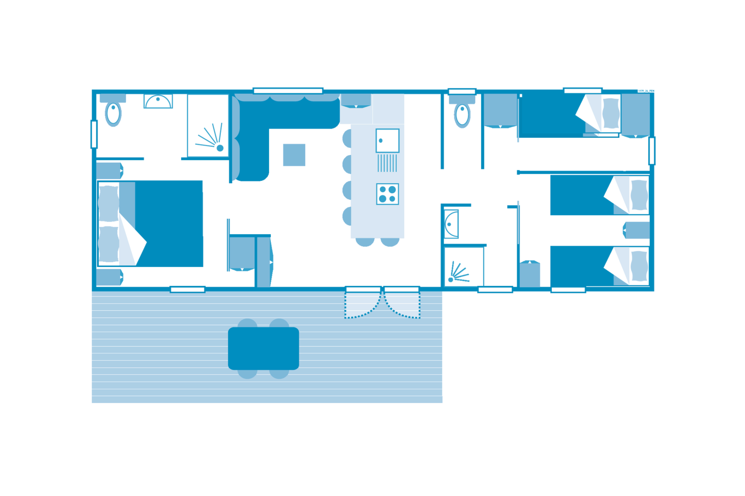 Cottage Périgord 6p 3Bdrms AirConPremium