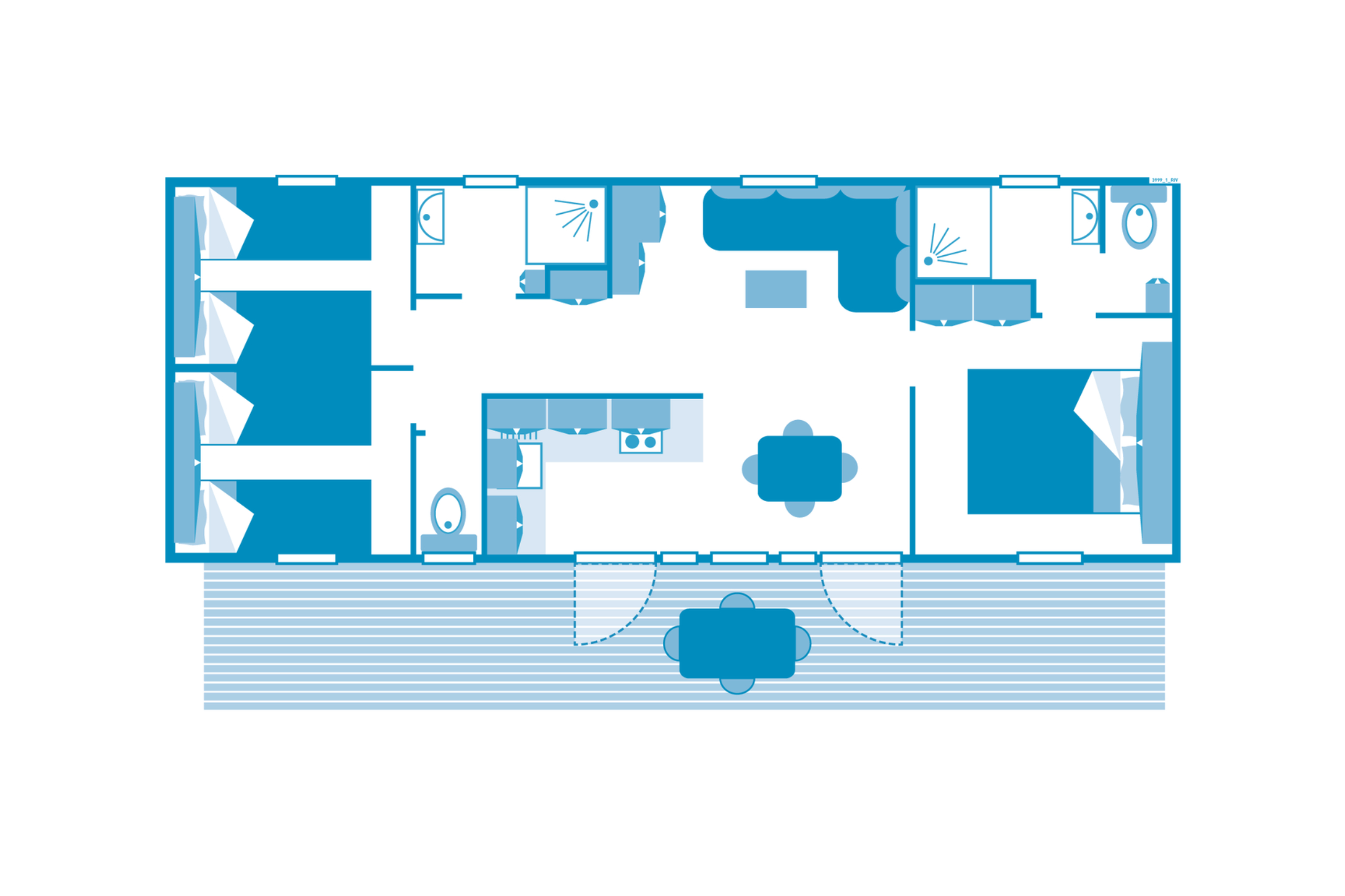 Cottage Provençal 6p 3Bdrms AirCon ****