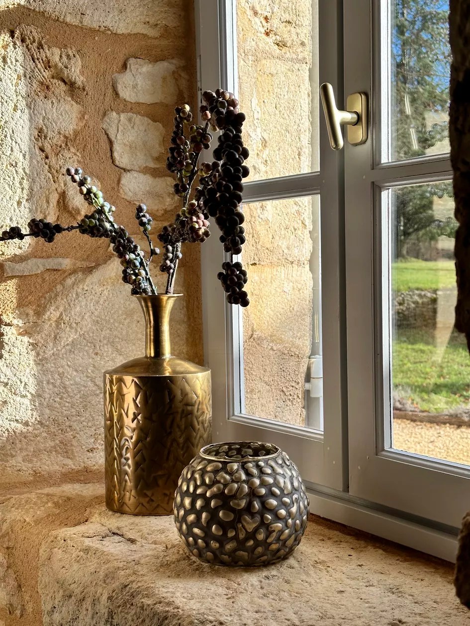 Chambre en pierre gîte Villeréal