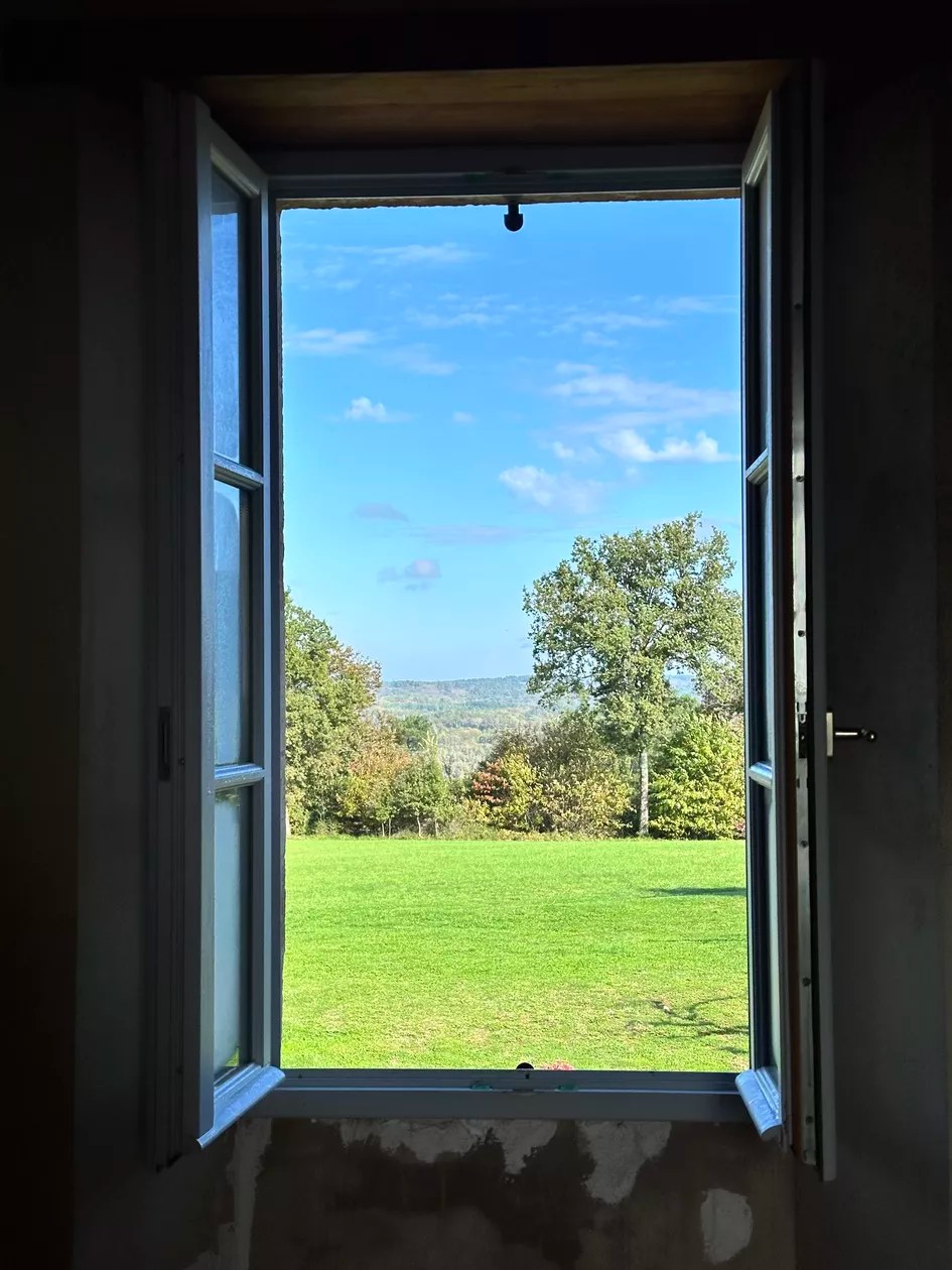 Chambre en pierre gîte Monpazier
