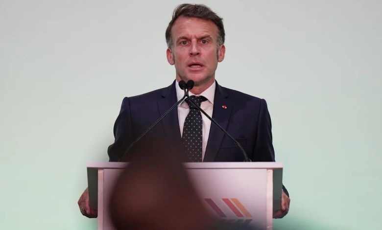 Macron faces backlash after interrupting Africa summit panel in Kenya Macron faces backlash after interrupting Africa summit panel in Kenya