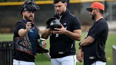 Tigers catcher Jake Rogers injured in freak mishap Tigers catcher Jake Rogers injured in freak mishap