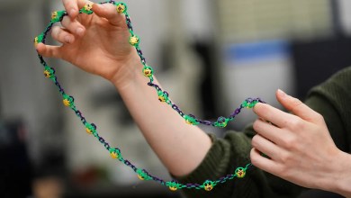Biodegradable Mardi Gras beads help make Carnival season more sustainable Biodegradable Mardi Gras beads help make Carnival season more sustainable