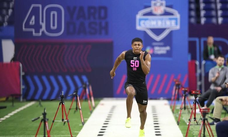 Ohio State S Lorenzo Styles Jr. runs 4.27 40-yard dash, becomes first player at 2026 NFL combine to go sub-4.3 Ohio State S Lorenzo Styles Jr. runs 4.27 40-yard dash, becomes first player at 2026 NFL combine to go sub-4.3
