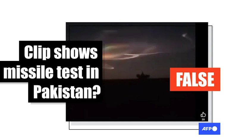 Visuals show rare cloud formation, not Pakistan testing long-range weapons Visuals show rare cloud formation, not Pakistan testing long-range weapons