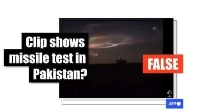 Visuals show rare cloud formation, not Pakistan testing long-range weapons Visuals show rare cloud formation, not Pakistan testing long-range weapons