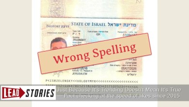 Image Does NOT Prove Zelenskyy Received Israeli Passport In 2016 Image Does NOT Prove Zelenskyy Received Israeli Passport In 2016