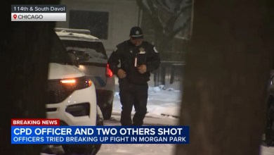 Chicago police officer shot in vest, 2 others injured in exchange of gunfire in Morgan Park: CPD Chicago police officer shot in vest, 2 others injured in exchange of gunfire in Morgan Park: CPD