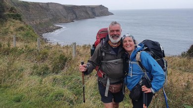 Couple attempting record two-year walk around Britain Couple attempting record two-year walk around Britain