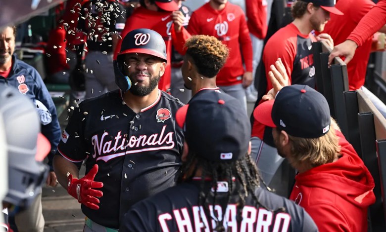 Washington Nationals bash six home runs in a blow out win to get over .500 Washington Nationals bash six home runs in a blow out win to get over .500