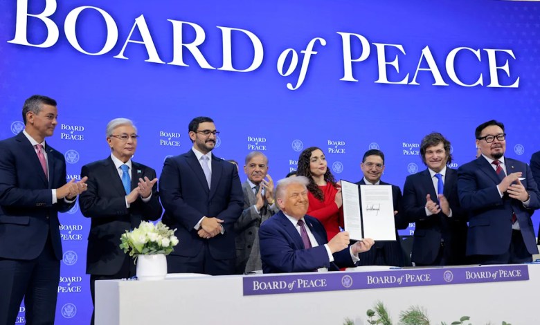 Trump unveiling Board of Peace at World Economic Forum in Davos Trump unveiling Board of Peace at World Economic Forum in Davos