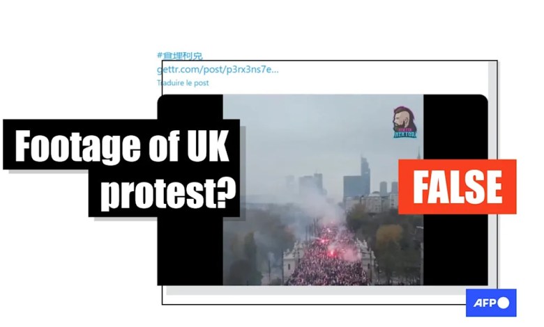 Video shows independence day march in Poland, not far-right UK rally Video shows independence day march in Poland, not far-right UK rally