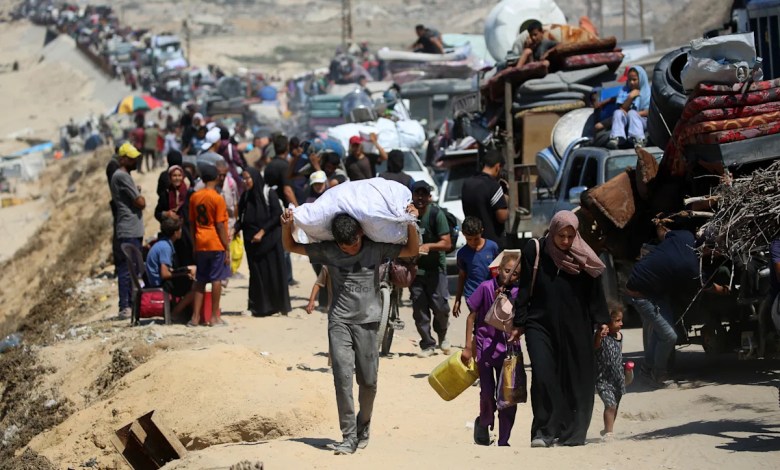 Palestinians flee as Israel strikes Gaza City with ‘unprecedented force’ Palestinians flee as Israel strikes Gaza City with ‘unprecedented force’