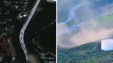 Natural gas leak shuts down all lanes of 5 Freeway in Castaic Natural gas leak shuts down all lanes of 5 Freeway in Castaic