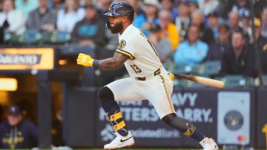 Rengifo has three RBIs and Harrison pitches five shutout innings in Brewers’ 7-1 win over Padres Rengifo has three RBIs and Harrison pitches five shutout innings in Brewers’ 7-1 win over Padres