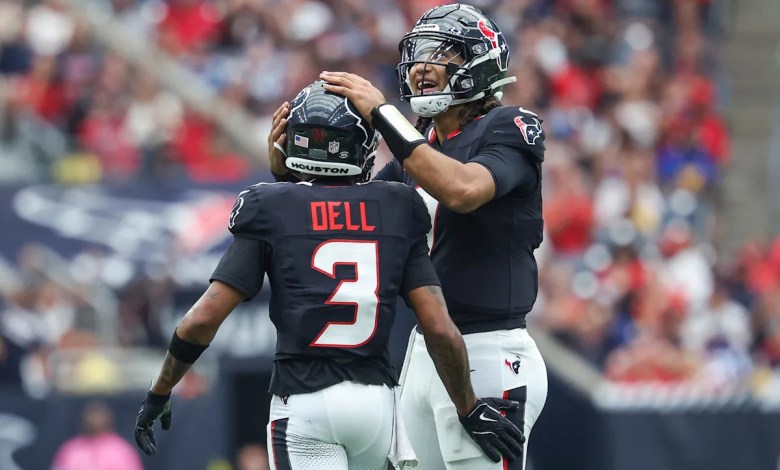 Texans WR Tank Dell defends QB C.J. Stroud after struggling postseason Texans WR Tank Dell defends QB C.J. Stroud after struggling postseason