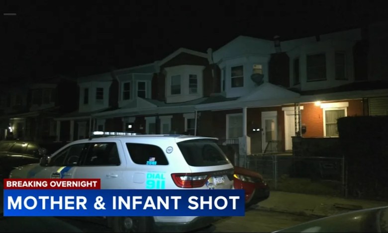 Suspect sought after woman, infant shot in West Philadelphia Suspect sought after woman, infant shot in West Philadelphia