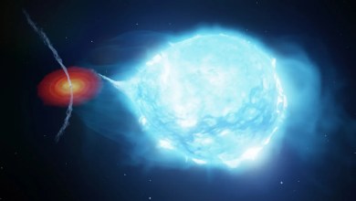 ‘Dancing’ jets erupting from a cannibalistic black hole have the power of 10,000 suns ‘Dancing’ jets erupting from a cannibalistic black hole have the power of 10,000 suns