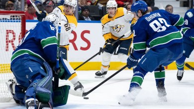 Canucks rally past the Predators 4-3 in a shootout on DeBrusk’s winner Canucks rally past the Predators 4-3 in a shootout on DeBrusk’s winner