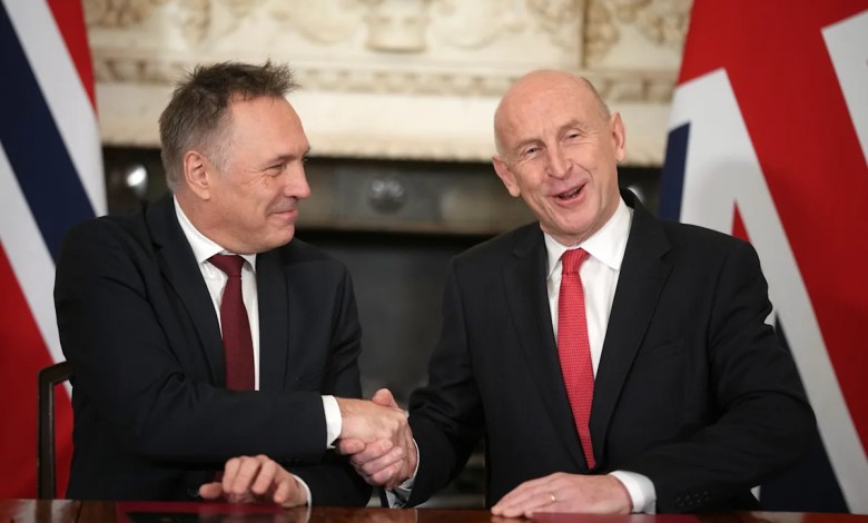 UK and Norway will mount joint naval patrols to protect undersea cables and hunt Russian submarines UK and Norway will mount joint naval patrols to protect undersea cables and hunt Russian submarines