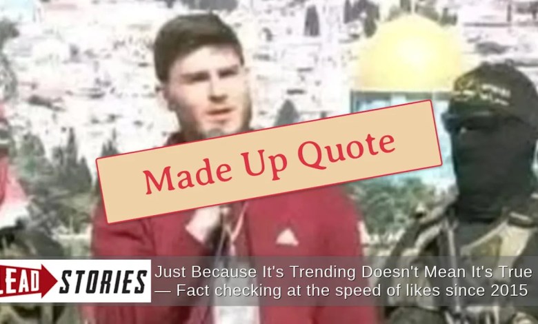 Israeli Prisoner Alexander ‘Turbanov’ Did NOT Make a Statement About Captors’ Kindness — Wrong Name And Made-Up Quote Israeli Prisoner Alexander ‘Turbanov’ Did NOT Make a Statement About Captors’ Kindness — Wrong Name And Made-Up Quote