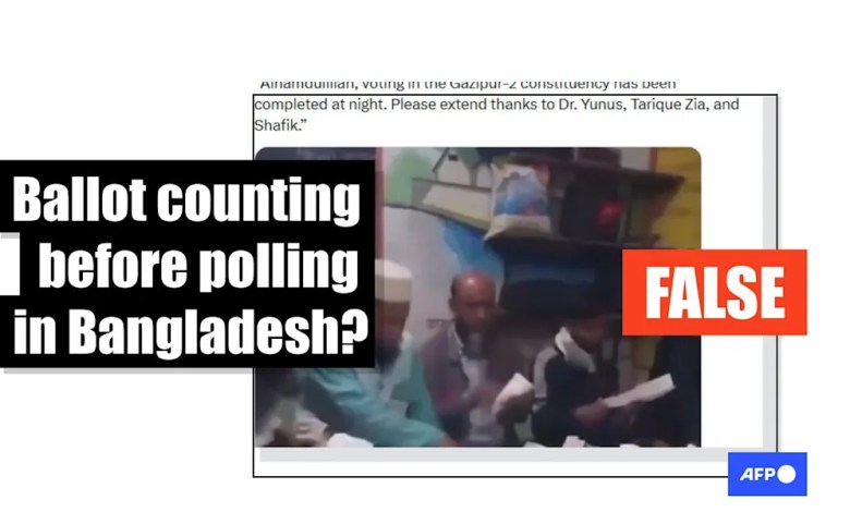 Old video misrepresented as premature vote count in Bangladesh’s 2026 elections Old video misrepresented as premature vote count in Bangladesh’s 2026 elections