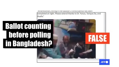 Old video misrepresented as premature vote count in Bangladesh’s 2026 elections Old video misrepresented as premature vote count in Bangladesh’s 2026 elections